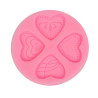 PENTART - Silicone Resin Mould - Coeurs 5.9x5.9x0.8