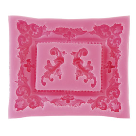 PENTART - Silicone Resin Mould - Frame 11.5x10x1.5