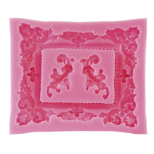PENTART - Moule Silicone Résine - Cadre 11.5x10x1.5