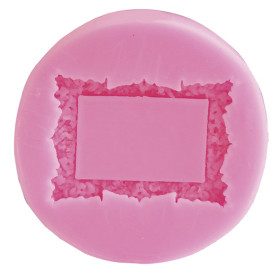 PENTART - Moule Silicone Résine - Cadre 6.5x6.5x1.1