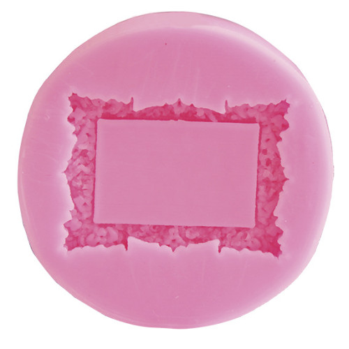 PENTART - Moule Silicone Résine - Cadre 6.5x6.5x1.1