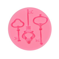 PENTART - Silicone Resin Mould - Keys 7.2x7.2x1