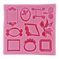 PENTART - Silicone Resin Mould - Mini Frames 10.5x10.2x1