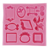 PENTART - Silicone Resin Mould - Mini Frames 10.5x10.2x1