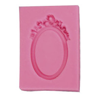 PENTART - Silicone Resin Mould - Oval Frame 12.1x8.3x1.6