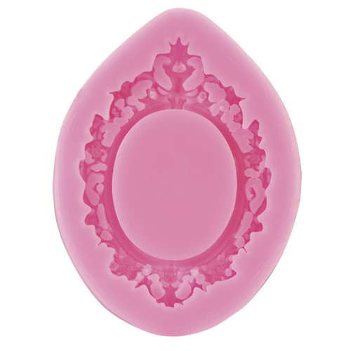 PENTART - Silicone Resin Mould - Oval Frame 9x6.9x0.9