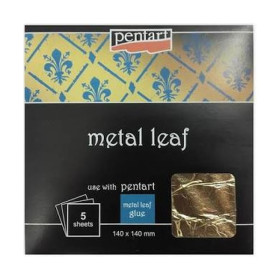 PENTART - Imitation Gold Metal Leaf - 14x14 cm