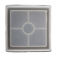 PENTART - Silicone Resin Mould - Soap Dish Square - 19x19cm