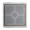 PENTART - Moule Silicone Résine - Porte-Savon Square - 19x19cm