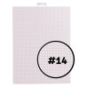 VAESSEN CREATIVE - Canevas Plastique - 21 x 28 cm - 14 pts - Blanc