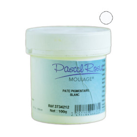 Pascal Rosier - Pâte Pigmentaire - Colorant pour Résines - 100g - Blanc