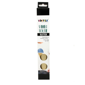 VINTEX - Vinyle Textile Thermocollant Glitter Suave - 25 cm x 1 m