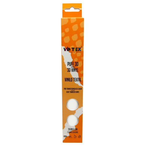 VINTEX - Puff 3D Heat Transfer Vinyl - 25 cm x 1 m