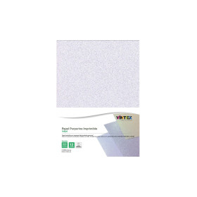 VINTEX - Printable Glitter Paper - A4 - 12 Sheets - Inkjet