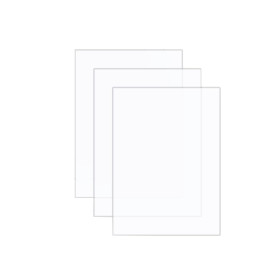 VINTEX - Plaques Plexiglass Transparent - 15 x 20 cm - 3 Pieces + Support