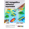 VINTEX - Printable Holographic PET Sticker Paper - A4 - 5 Sheets