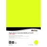 VINTEX - Papier Adhesif Imprimable Fluo - Jaune - 50 Feuilles