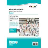 VINTEX - Papier Photo Adhesif Brillant 135 g - A4 - 20 Feuilles