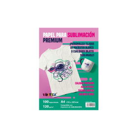 VINTEX - Premium Sublimation Paper 120 gsm - A4 - 100 Sheets
