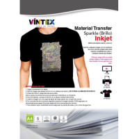 VINTEX - Sparkle Heat Transfer Paper - A4 - 5 Sheets - Inkjet