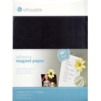 SILHOUETTE - Adhesive Magnet Paper - 21.6 x 28 cm - 4 Sheets