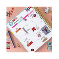 SILHOUETTE - Papier Adhesif Holographique Pointille - 8 Feuilles