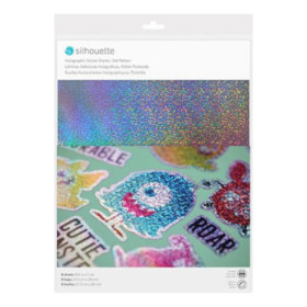 SILHOUETTE - Holographic Dot Sticker Paper - 8 Sheets