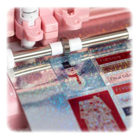 SILHOUETTE - Holographic Dot Sticker Paper - 8 Sheets