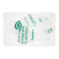 VINTEX - Hexagonal Acrylic Blanks 50 mm - 8 Pieces