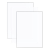 VINTEX - Plaques Plexiglass Transparent - 15 x 20 cm - 3 Pièces + Support