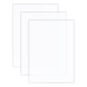 VINTEX - Clear Acrylic Sheets - 15 x 20 cm - 3 Pieces + Stand