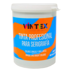 VINTEX - Encre Sérigraphie Textile - Blanc Opaque - 1 kg