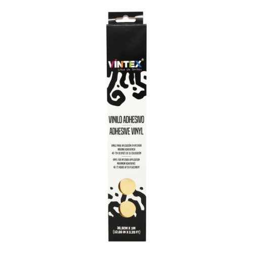VINTEX - Vinyle Adhésif Métallisé Effet Miroir - 31,5 cm x 1 m