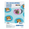VINTEX - Vinyle Adhésif Imprimable Blanc Mat Waterproof - A4 - Jet d'Encre