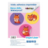 VINTEX - Gloss White Waterproof Printable Adhesive Vinyl - A4 - 20 Sheets - Laser & Inkjet