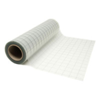 VINTEX - Film Transporteur Quadrillé - Application Vinyle - 30 cm x 25 m