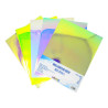 VINTEX - Pack Vinyles Adhésifs Nacrés Sparkle - 25 x 32 cm - 5 Feuilles