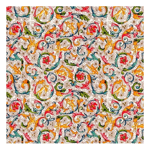 TASSOTTI - Papier Imprimé Italien - 50x70 cm - 85 g/m²