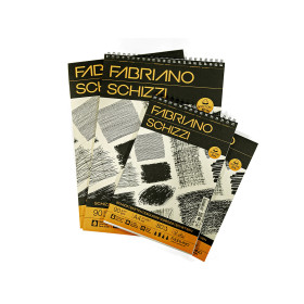 FABRIANO - Carnet de Croquis Spiralé - 90 g/m²