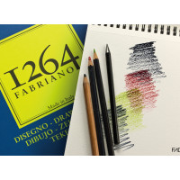 FABRIANO - Bloc Dessin 1264 Spiralé - A4 - 50 Feuilles - 180 g/m²