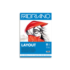 FABRIANO - Bloc Layout Marker - 70 Feuilles - 75 g/m²