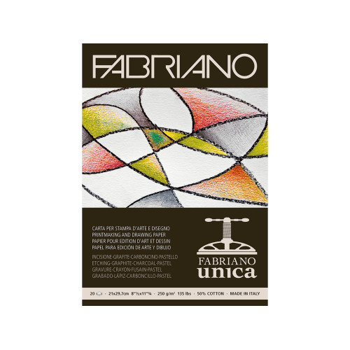 FABRIANO - Feuille Gravure Unica Blanc - 50x70 cm - 250 g/m²
