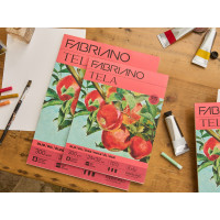 FABRIANO - Feuille Papier Toilé Tela - 50x70 cm - 300 g/m²