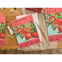 FABRIANO - Feuille Papier Toilé Tela - 50x70 cm - 300 g/m²