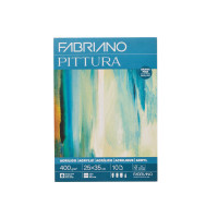 FABRIANO - Feuille Papier Peinture Pittura - 50x70 cm - 400 g/m²