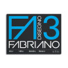 FABRIANO - Disegno 3 Black Paper Pad - 24x33 cm - 10 Sheets - 125 gsm