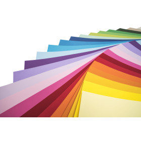 FABRIANO - Arcobaleno 5-Colour Paper Pad - 24x33 cm - 10 Sheets