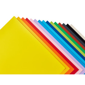 FABRIANO - Bloc Papier 5 Couleurs Arcobaleno - 24x33 cm - 10 Feuilles