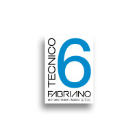 FABRIANO - Bloc Dessin Technique Tecnico 6 - 50x70 cm - 20 Feuilles - 220 g/m²