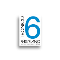FABRIANO - Bloc Dessin Technique Tecnico 6 - 50x70 cm - 20 Feuilles - 220 g/m²